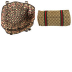Gucci Sherry Line Beige Brown Gold GG Canvas Tote Shoulder — view 9