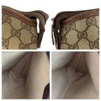 Gucci Vintage Beige Brown GG Supreme Canvas 156 01 045 Clutch Pouch — view 6