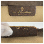 Gucci Vintage Beige Brown GG Supreme Canvas 156 01 045 Clutch Pouch — view 3