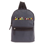 Fendi Logo Patch Backpack Nylon Polyurethane