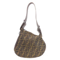 Fendi Zucca Pattern Shoulder Bag Canvas