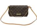 Louis Vuitton Monogram Favorite MM Shoulder Bag Brown Gold