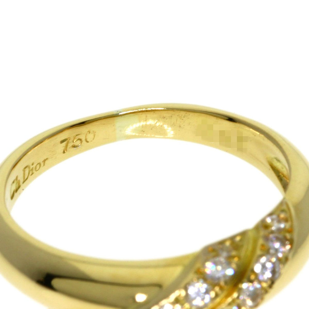 Dior Diamond Ring 18k Yellow Gold — view 8