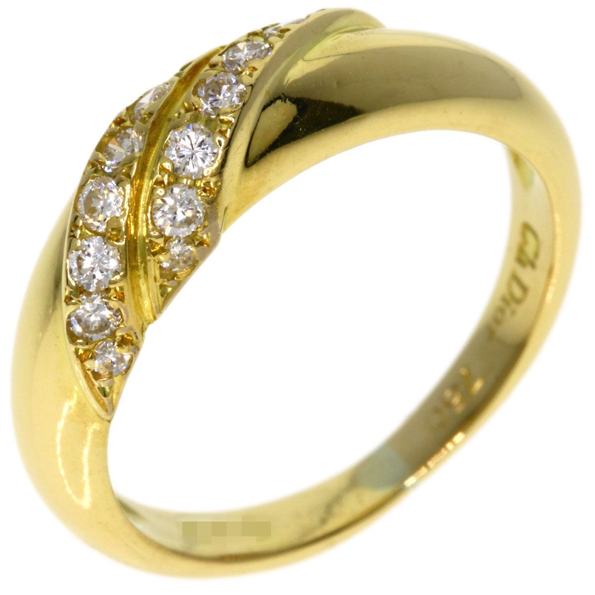 Dior Diamond Ring 18k Yellow Gold — view 2