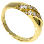 Dior Diamond Ring 18k Yellow Gold