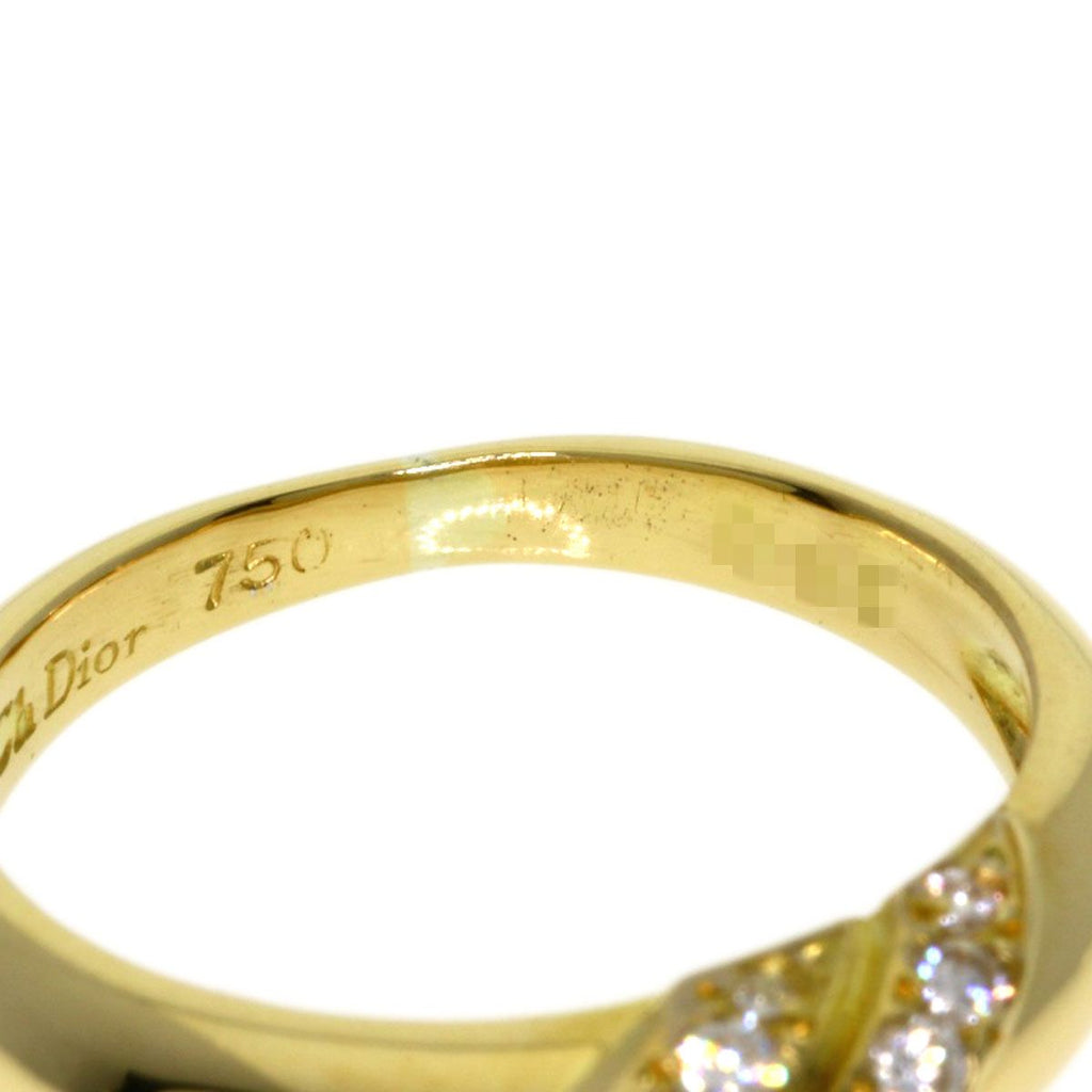 Dior Diamond Ring 18k Yellow Gold — view 5