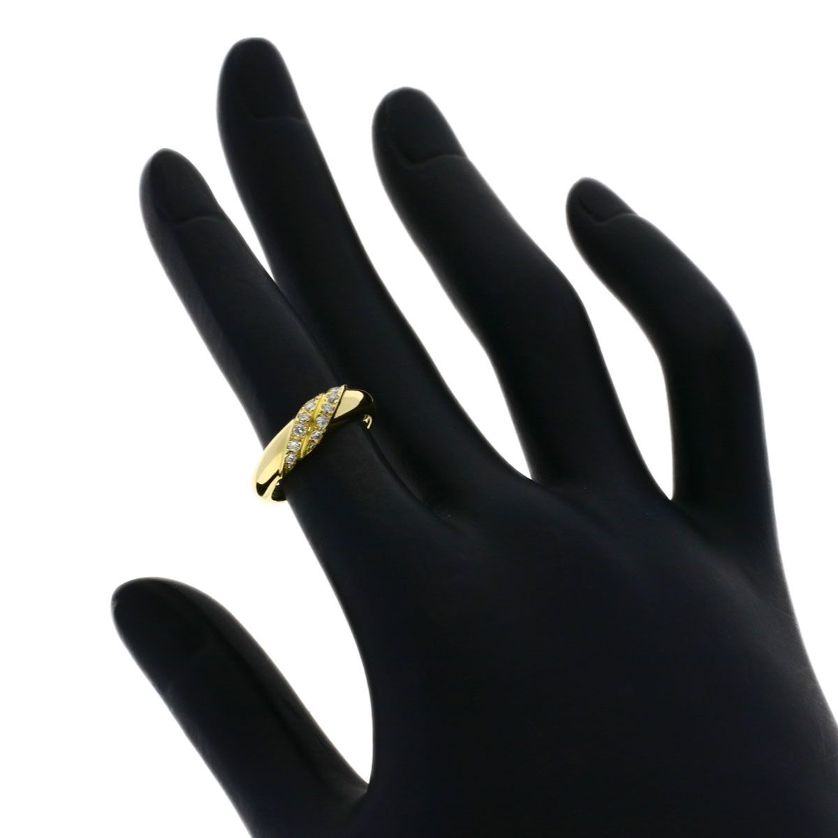 Dior Diamond Ring 18k Yellow Gold — view 6