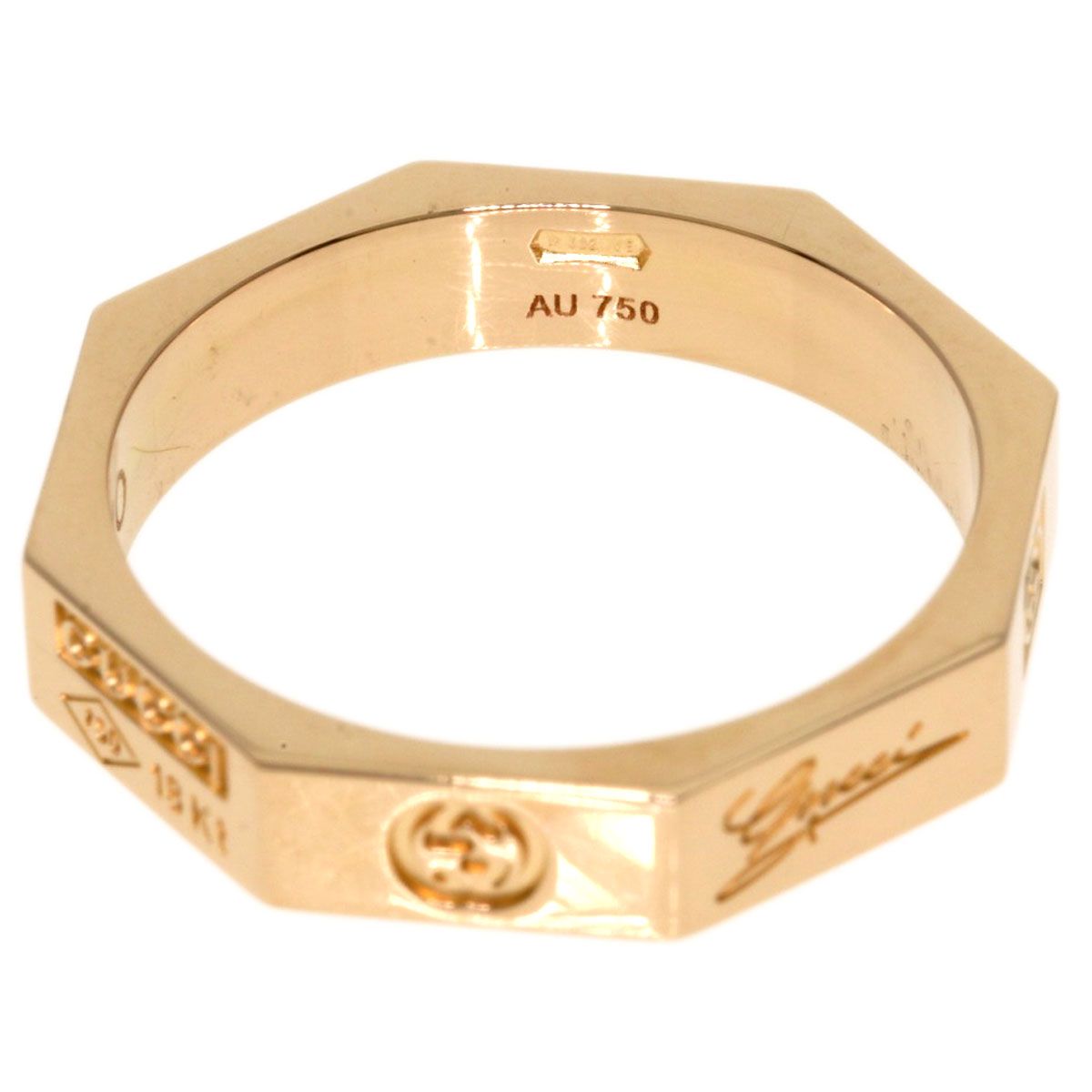 Gucci Octagon Ring 18k Pink Gold — view 4