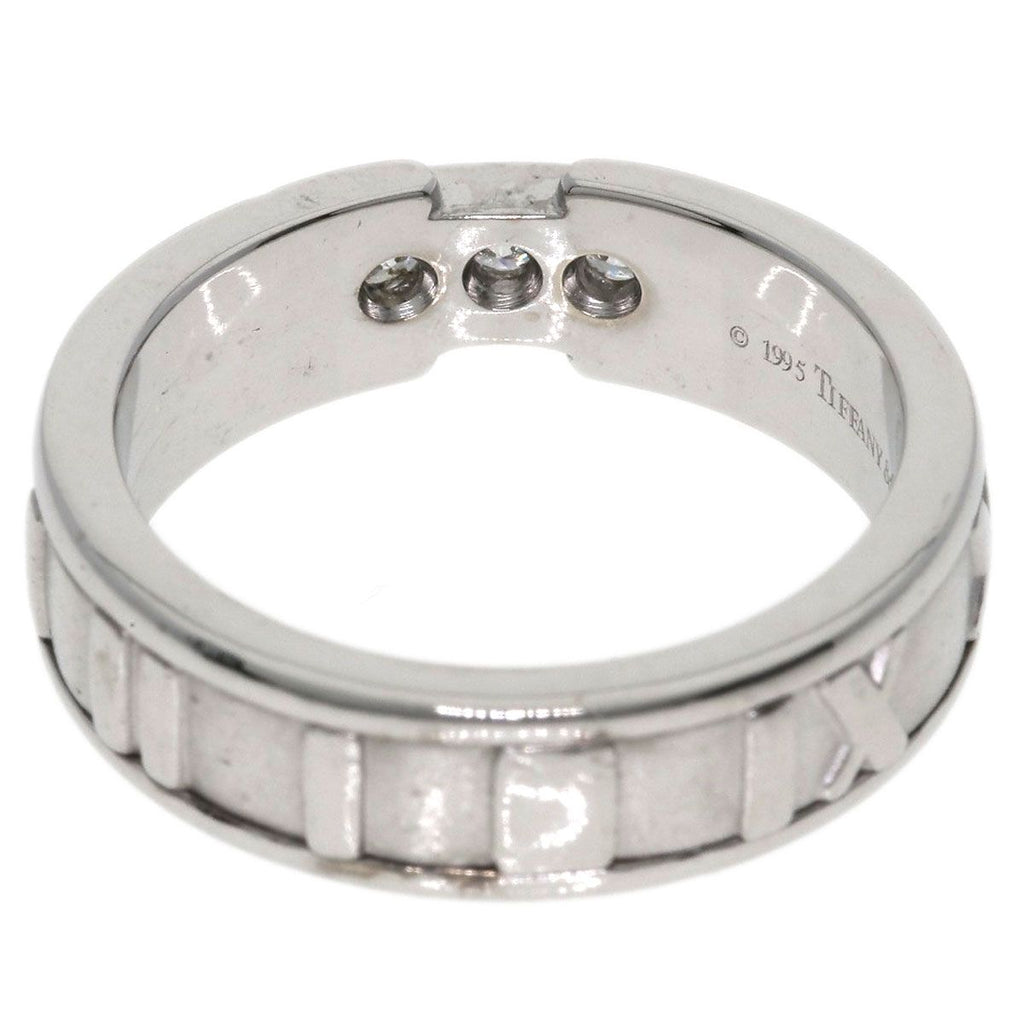 Tiffany & Co Atlas Diamond Ring 18k White Gold — view 4