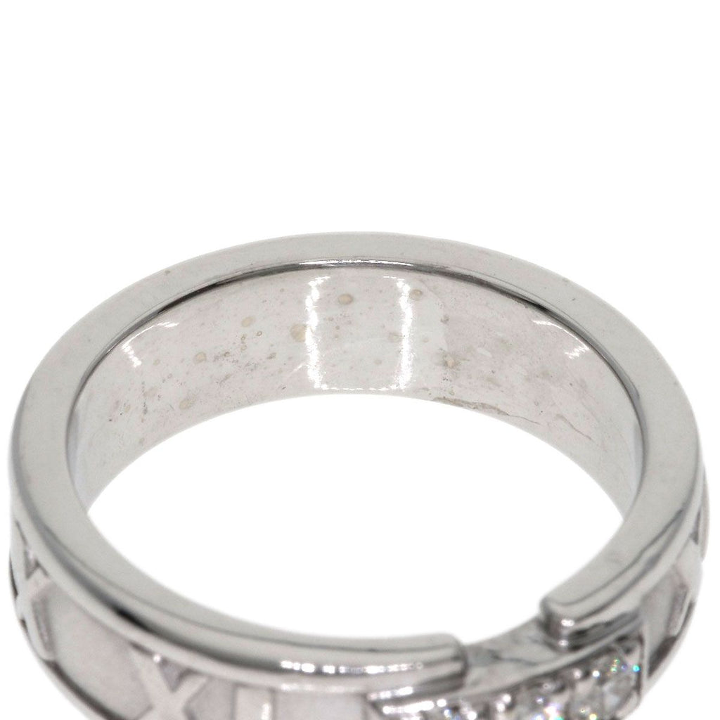 Tiffany & Co Atlas Diamond Ring 18k White Gold — view 7