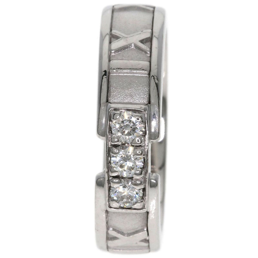 Tiffany & Co Atlas Diamond Ring 18k White Gold — view 8