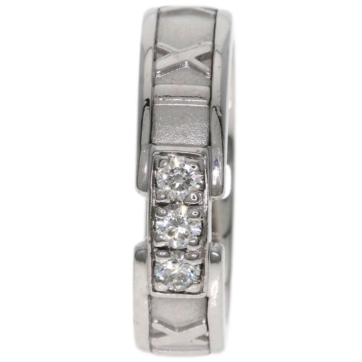 Tiffany & Co Atlas Diamond Ring 18k White Gold — view 8