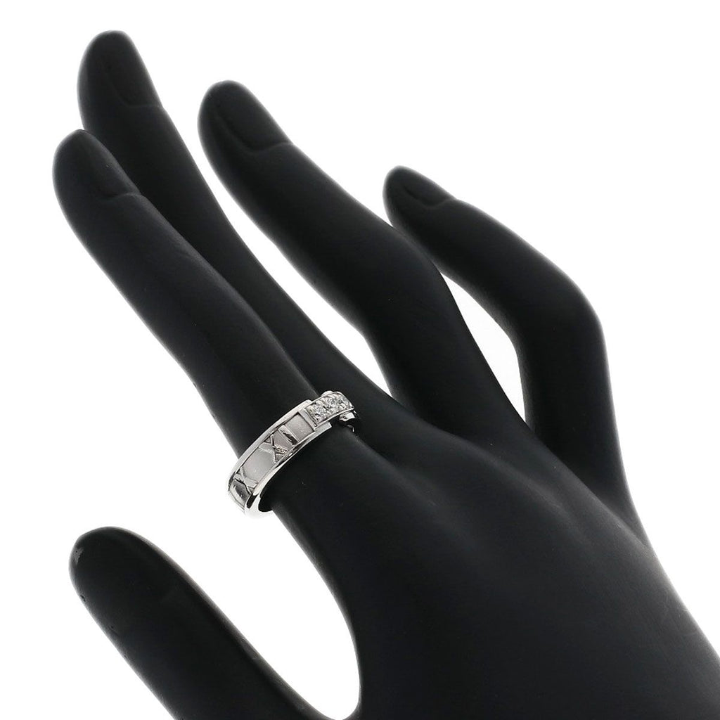 Tiffany & Co Atlas Diamond Ring 18k White Gold — view 6