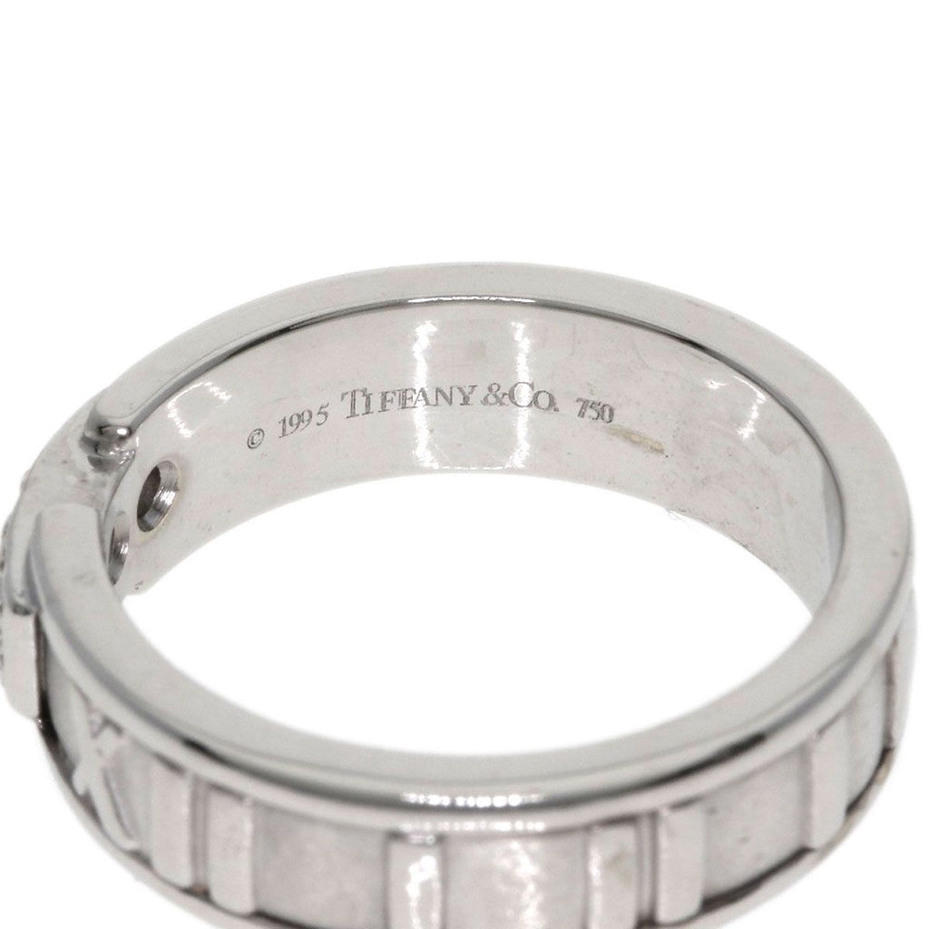 Tiffany & Co Atlas Diamond Ring 18k White Gold — view 5