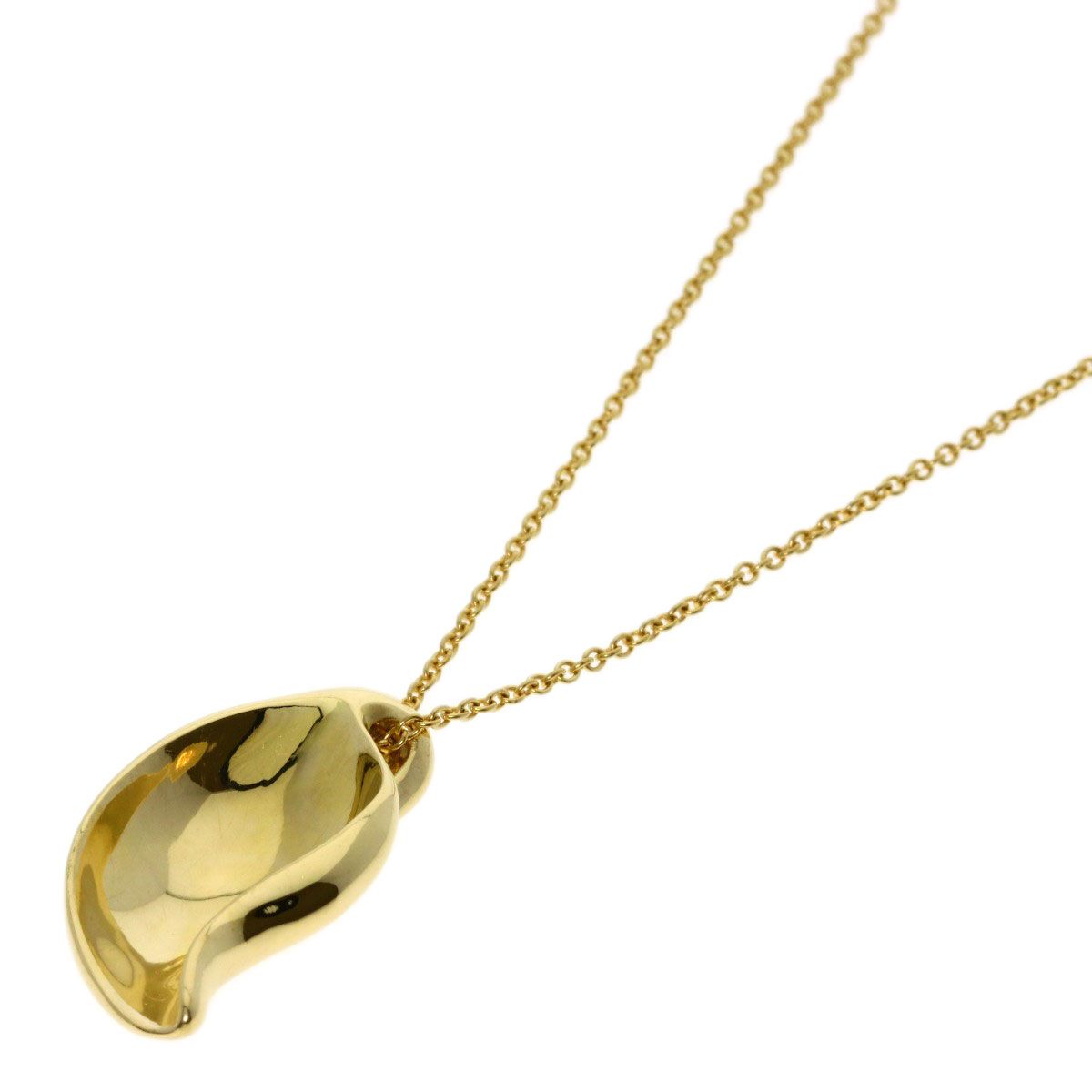Tiffany & Co Leaf Necklace 18k Yellow Gold