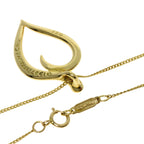 Tiffany & Co Leaf Heart Necklace 18k Yellow Gold — view 2