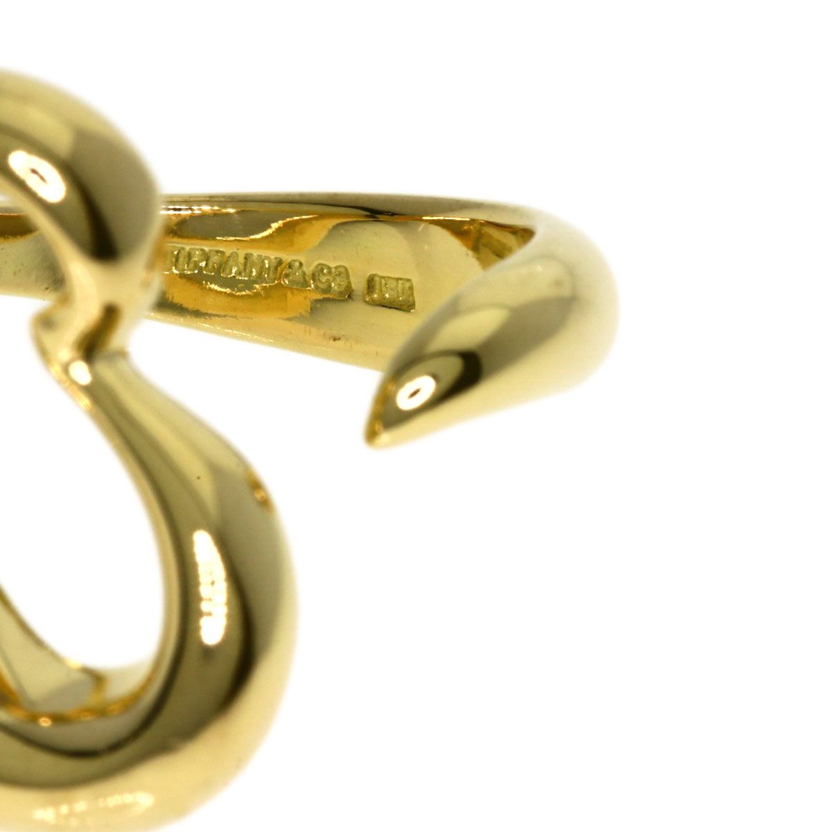 Tiffany & Co Open Heart Ring 18k Yellow Gold — view 5