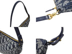 Dior Trotter Saddle Bag Pouch Navy — view 5