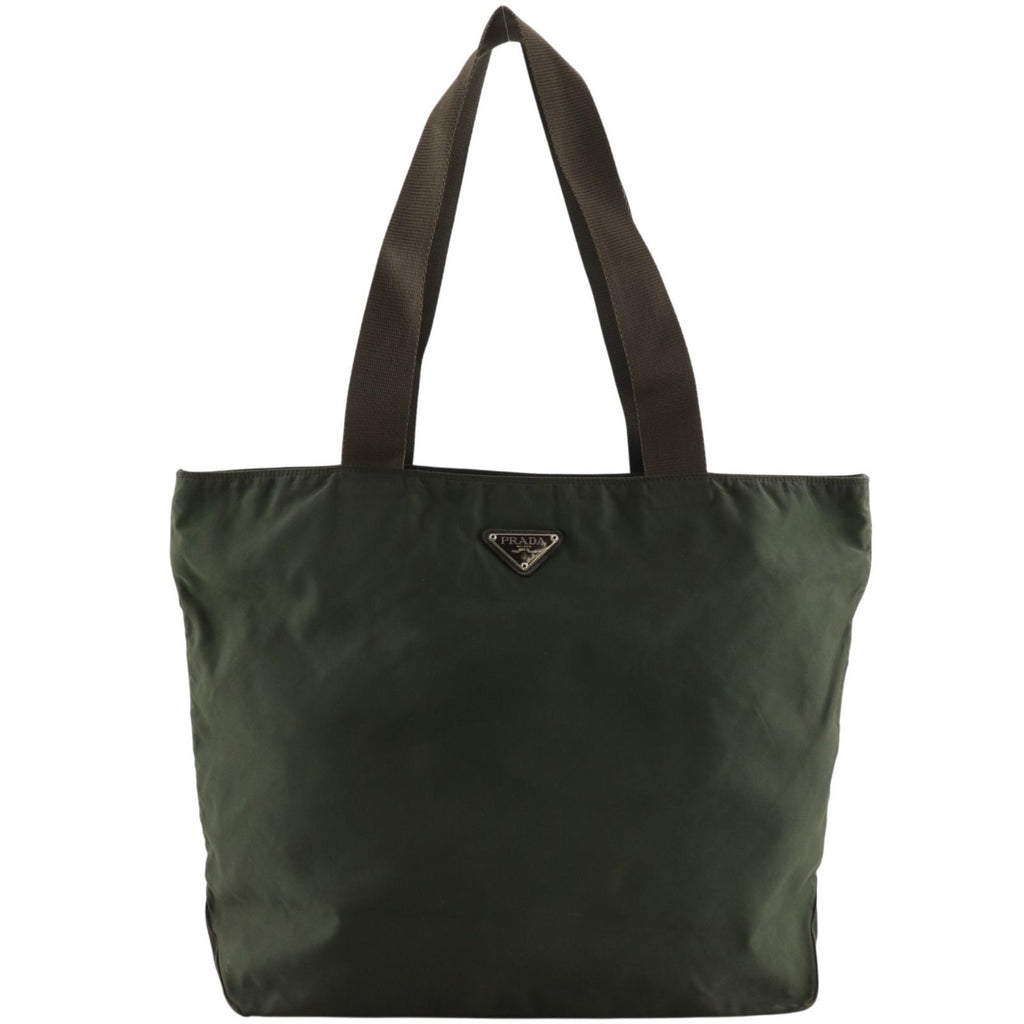 Prada Nylon Khaki Tote