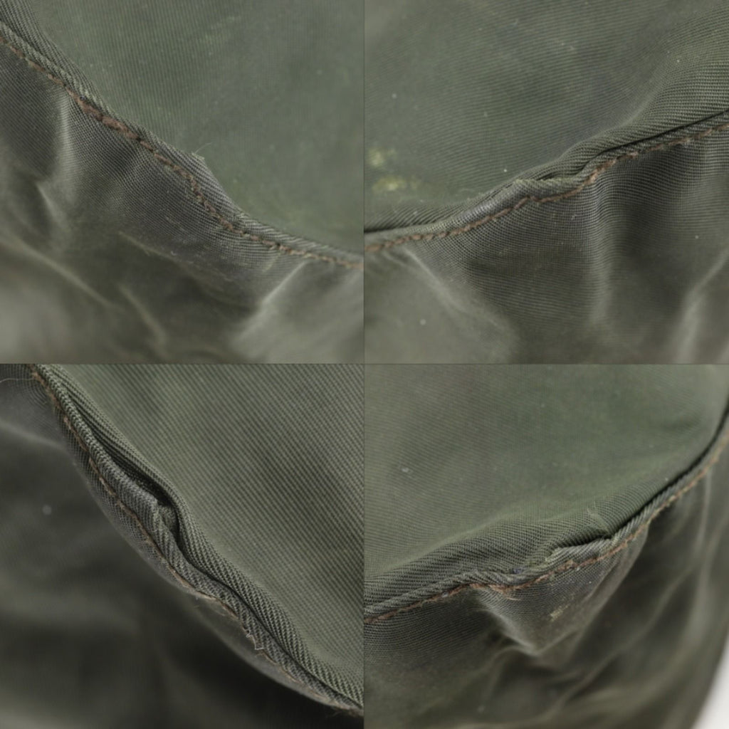 Prada Nylon Khaki Tote — view 4