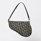 Dior Trotter Saddle Bag Pouch Navy — view 2