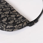 Dior Trotter Saddle Bag Pouch Navy — view 5