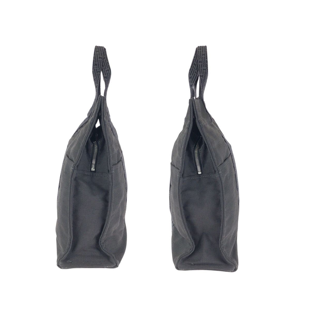 Hermes Her Line Gray Silver Polyamide Polyester Tote — view 8
