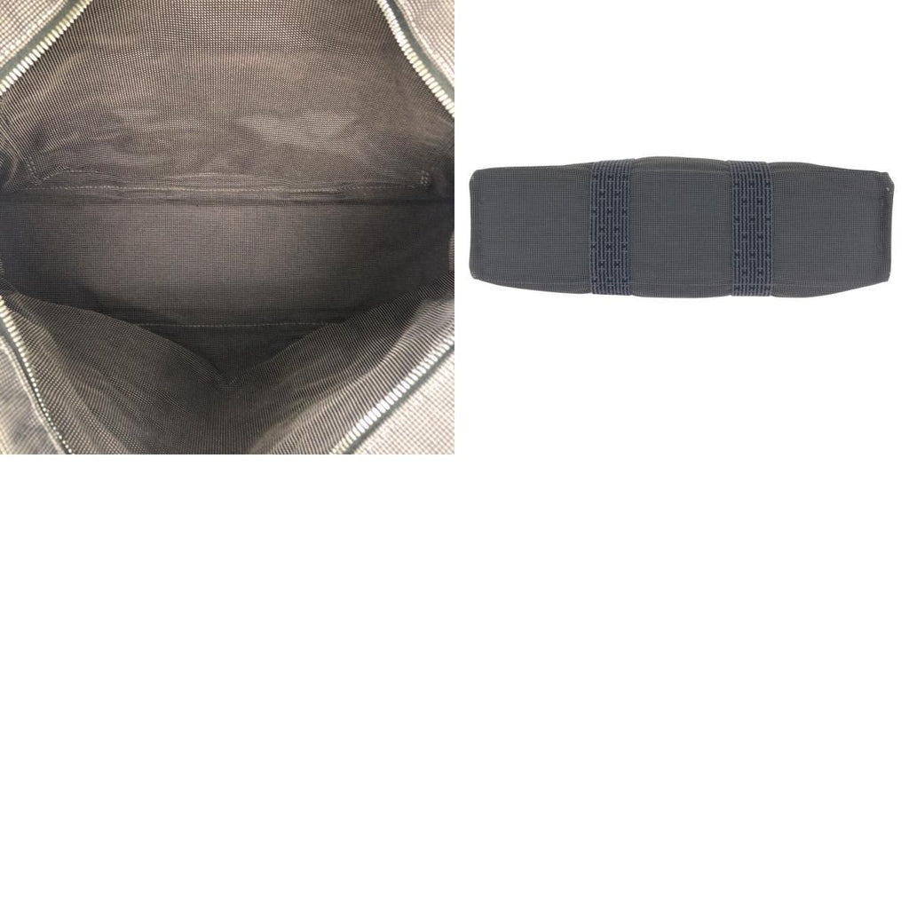 Hermes Her Line Gray Silver Polyamide Polyester Tote — view 9