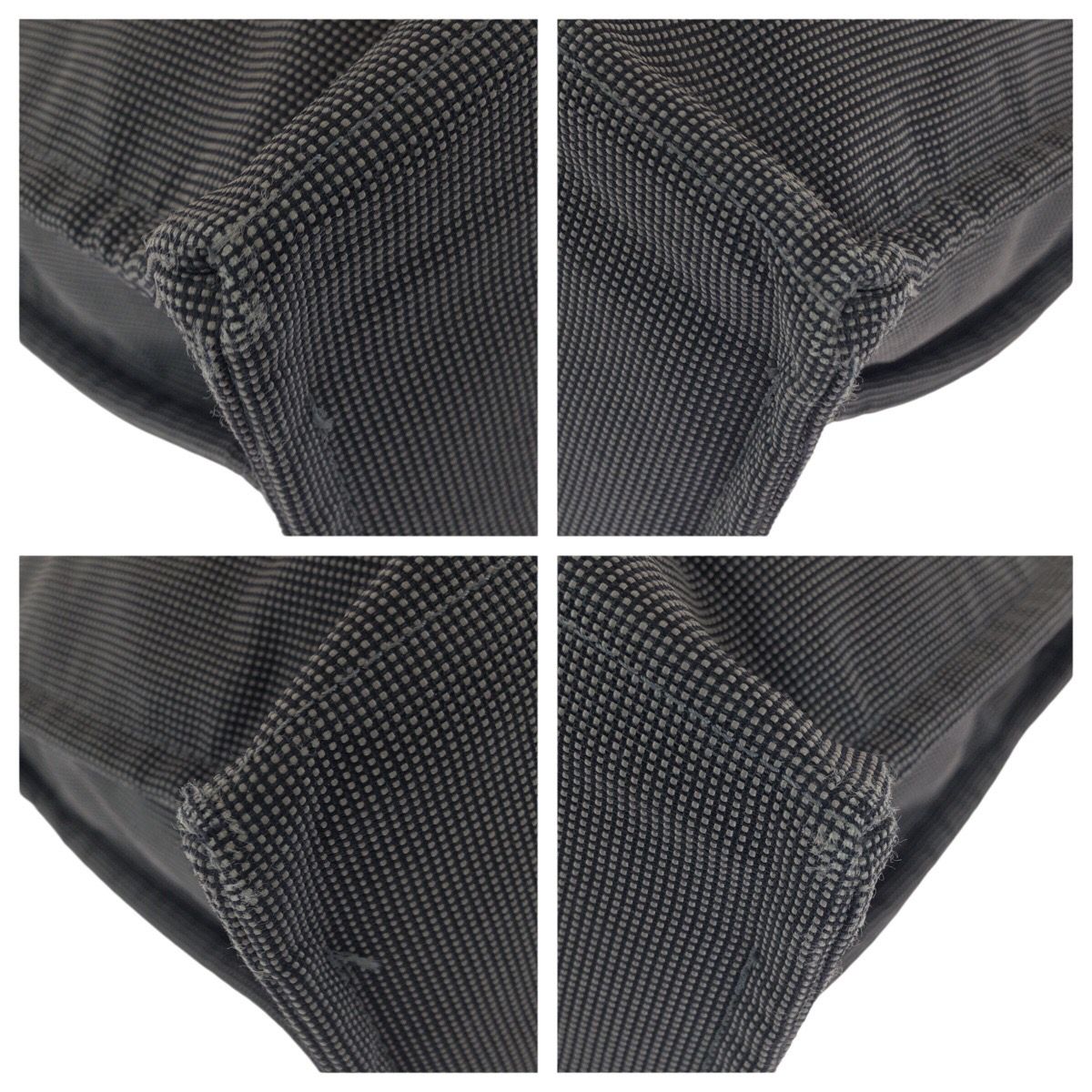 Hermes Her Line Gray Silver Polyamide Polyester Tote — view 3