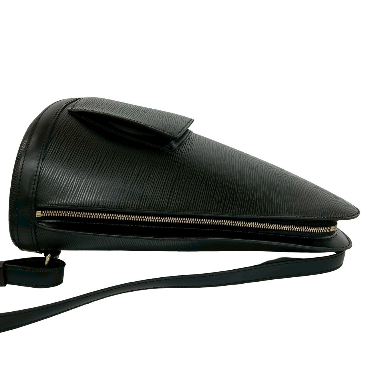 Louis Vuitton with Key Vintage Gobelin Epi Leather Backpack Noir — view 6
