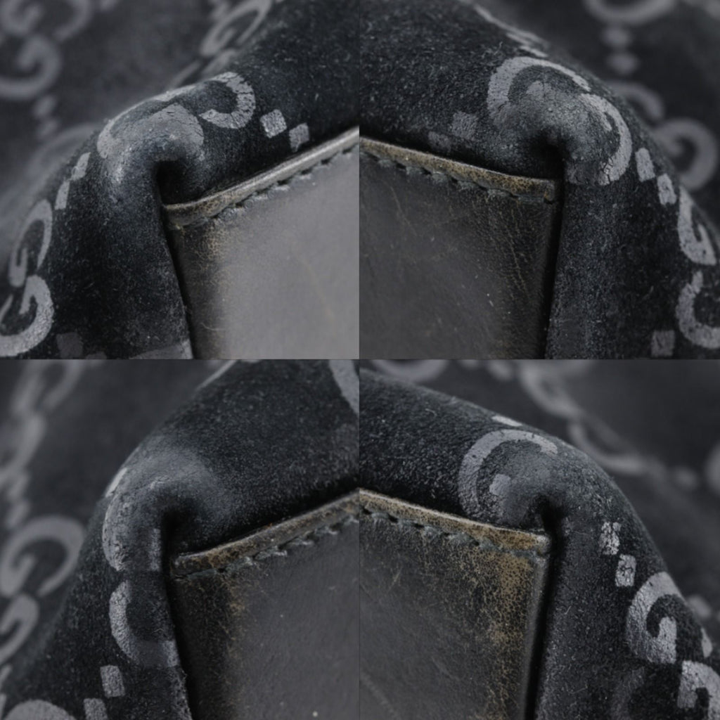 Gucci GG Suede Black Shoulder — view 4