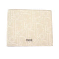 Dior Gravity Bifold Wallet Calf Beige