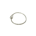 Tiffany & Co Vintage Double Loop Bangle 925 Sterling Silver Bracelet — view 4