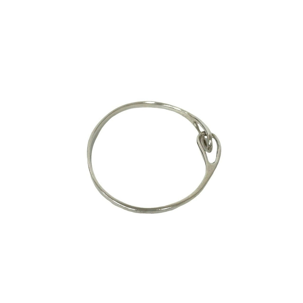 Tiffany & Co Vintage Double Loop Bangle 925 Sterling Silver Bracelet — view 5