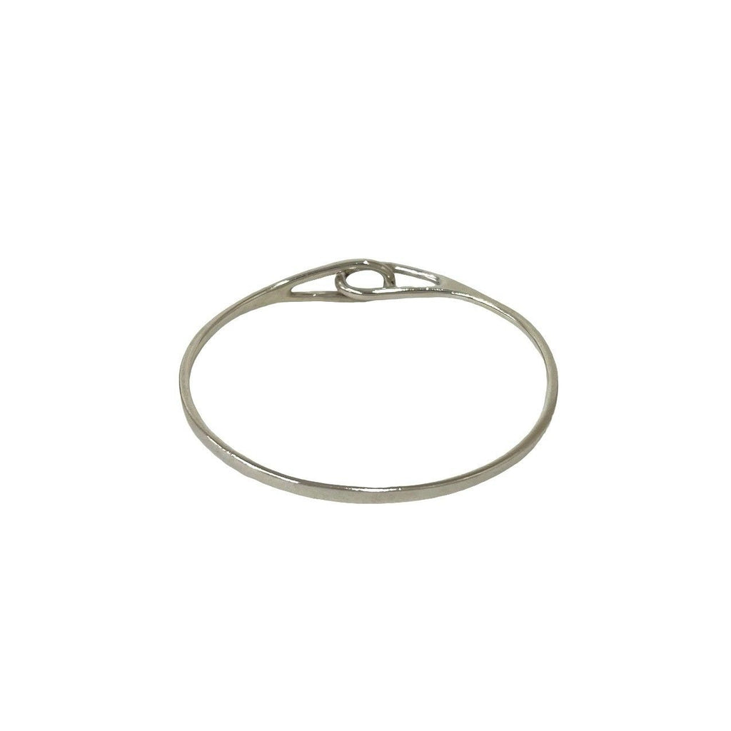 Tiffany & Co Vintage Double Loop Bangle 925 Sterling Silver Bracelet — view 6