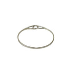 Tiffany & Co Vintage Double Loop Bangle 925 Sterling Silver Bracelet — view 6