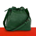 Louis Vuitton Vintage Petit Noe Epi Leather Drawstring Shoulder Bag Borneo Green