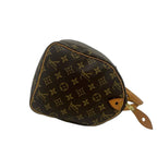 Louis Vuitton Vintage Speedy 30 Monogram Leather Mini Boston Bag Brown — view 6