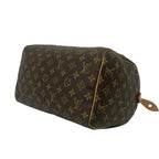 Louis Vuitton Vintage Speedy 30 Monogram Leather Mini Boston Bag Brown — view 8
