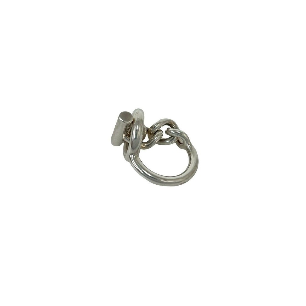 Hermes Croisette Ring 925 Sterling Silver — view 4