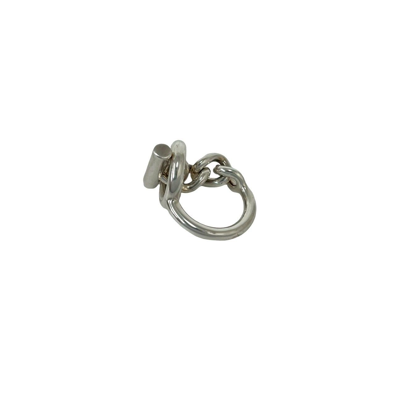 Hermes Croisette Ring 925 Sterling Silver — view 4