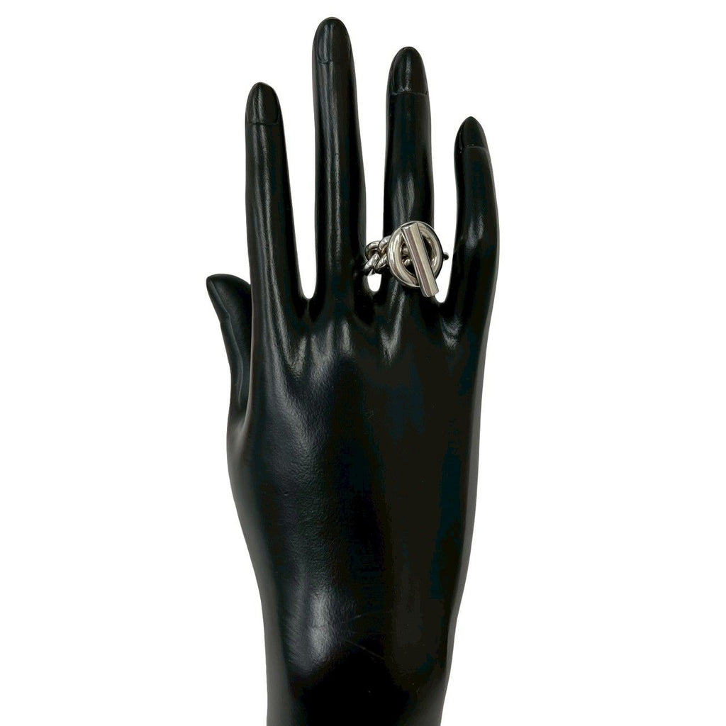 Hermes Croisette Ring 925 Sterling Silver — view 2