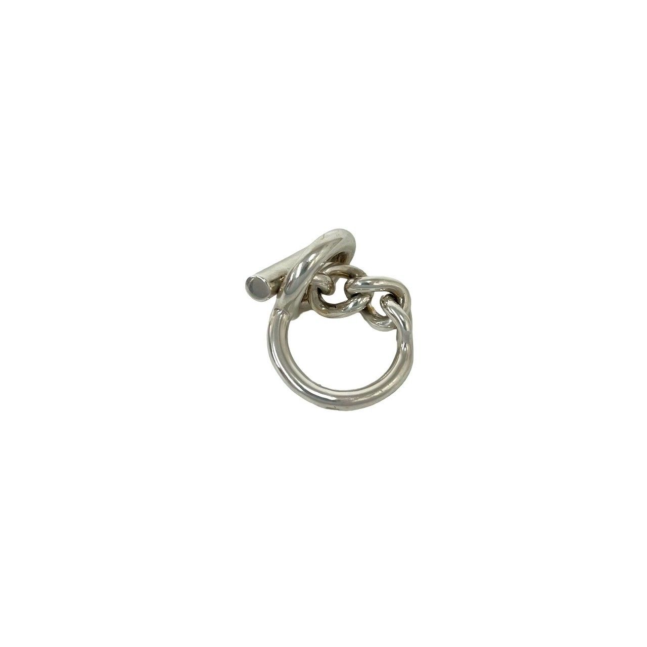 Hermes Croisette Ring 925 Sterling Silver — view 6