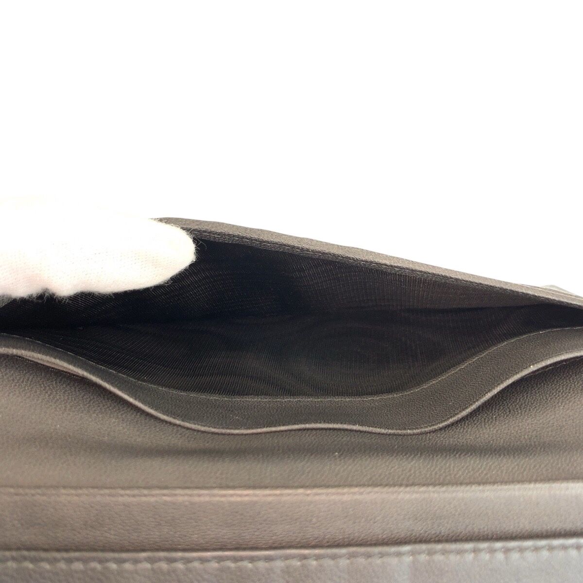 Bottega Veneta Intrecciato Gray Leather Wallet Billfold — view 6