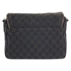 Gucci Dark Brown Silver GG Canvas Leather Shoulder — view 2