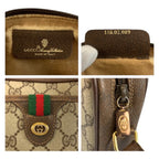 Gucci Vintage Sherry Line Beige GG Supreme Canvas 116 02 089 Shoulder — view 3