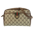 Gucci Vintage Sherry Line Beige GG Supreme Canvas 116 02 089 Shoulder