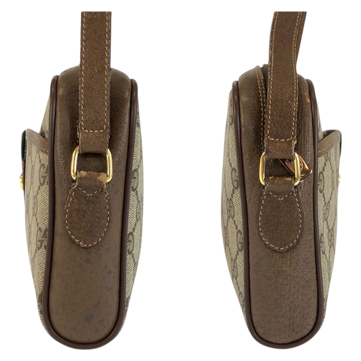 Gucci Vintage Sherry Line Beige GG Supreme Canvas 116 02 089 Shoulder — view 7