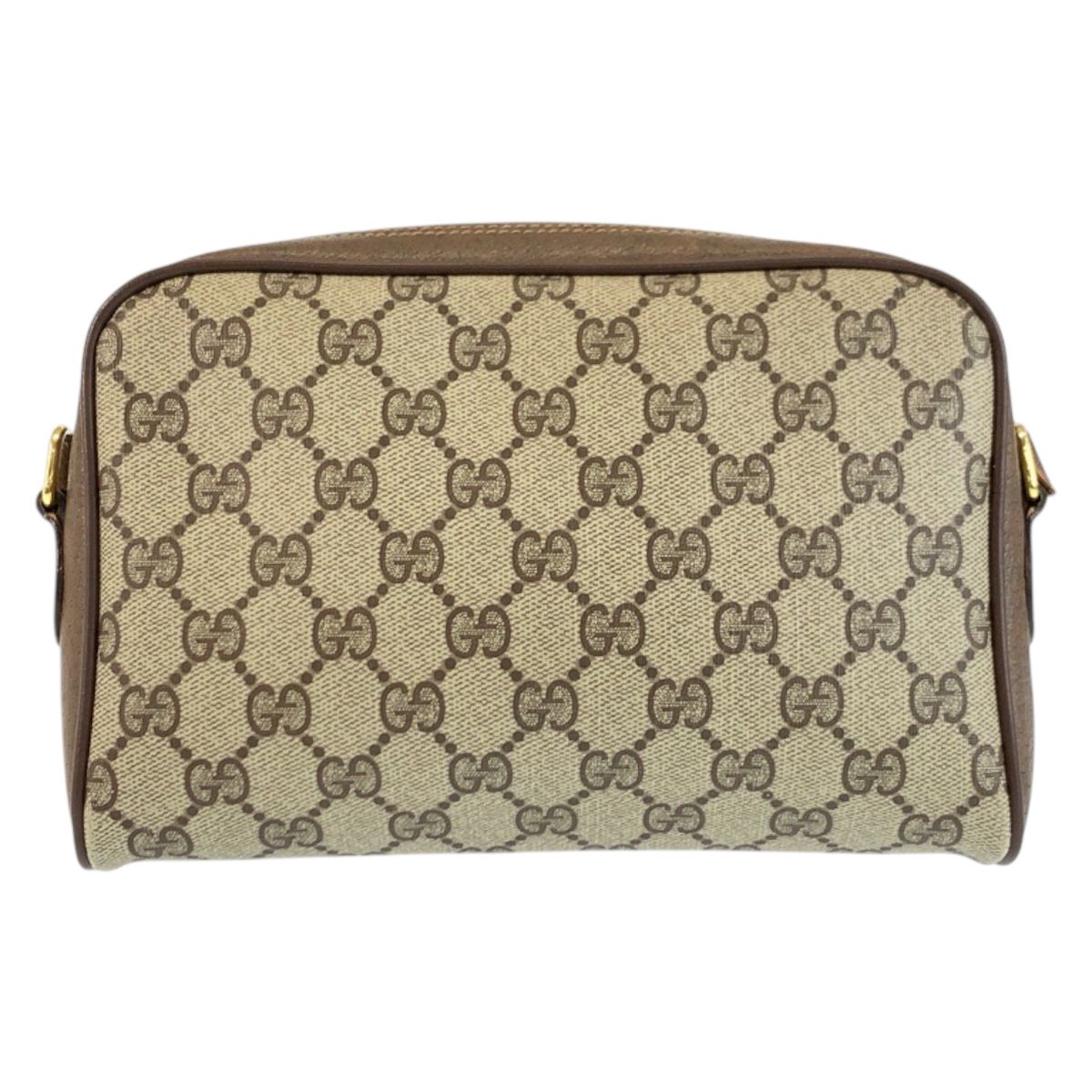 Gucci Vintage Sherry Line Beige GG Supreme Canvas 116 02 089 Shoulder — view 2