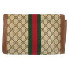 Gucci Vintage Sherry Line Beige GG Supreme Canvas 010 378 Clutch — view 2